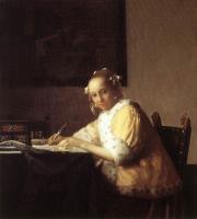 Vermeer, Jan - A Lady Writing a Letter